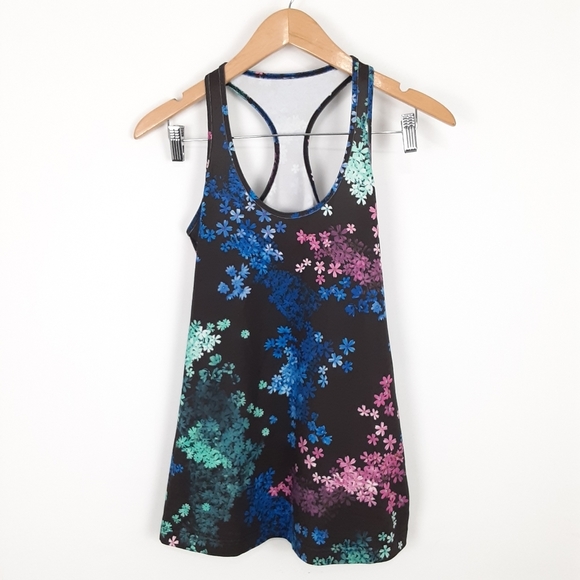 Lululemon Cool Racerback Tank In Floral Print Size 4 - Picture 6 of 8